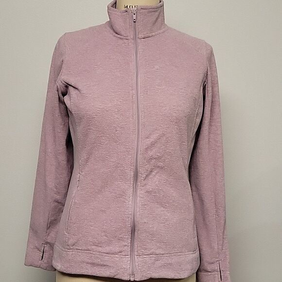 Duluth Womens Scenic View Fleece Jacket Sz Medium Lavender Lightweight - Picture 1 of 4